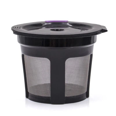 Coffi Ailgylchadwy Capsiwl Plastig FilterCoffe ShellStainless Steel FunnelMesh Cuppowder Cynhwysydd